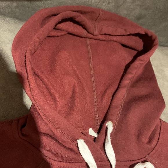 Ardene Burgundy/Wine 3 Owls Hoodie Sweatshirt - size S - Picture 10 of 16